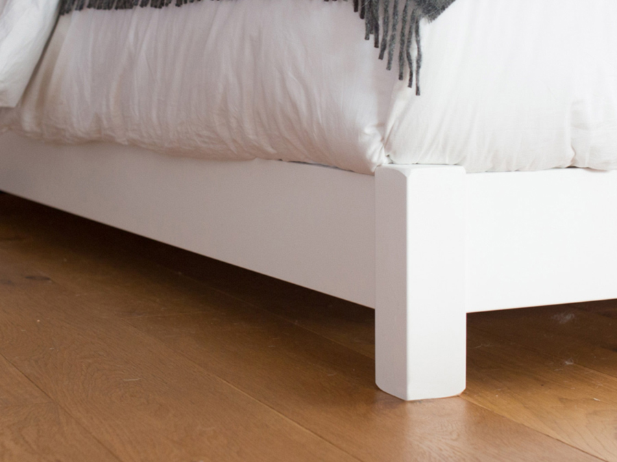 White Knight space Saver Wooden Bed Frame by Get Laid Beds 
